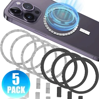 맥세이프 마그네틱 메탈 링, 아이폰 15, 14, 13 프로 맥스, 자석 흡착, 삼성, 화웨이, 샤오미, 무선 다리미 시트 상품 이미지