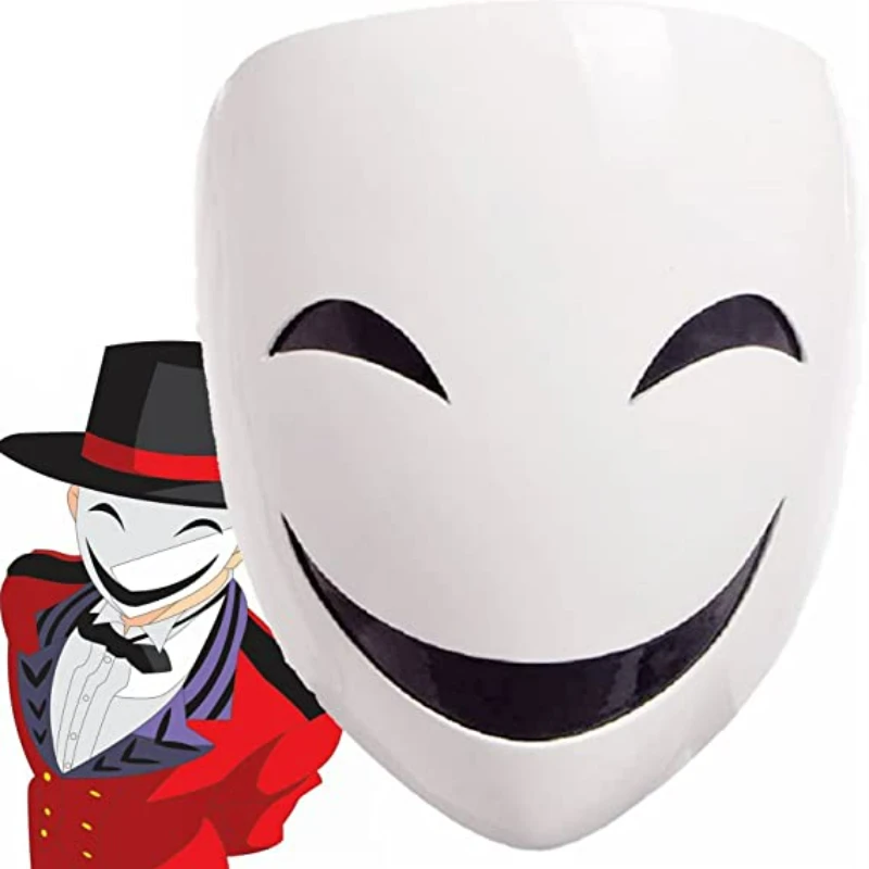 Punk Cosplay DARKER THAN BLACK Full Face Black Bullet Facepiece Smile Mask PVC Headgear Halloween Masks Anime Props Gothic Gift
Punk Cosplay DARKER THAN BLACK Full Face Black Bullet Facepiece Smile Mask PVC Headgear Halloween Masks Anime Props Gothic Gift