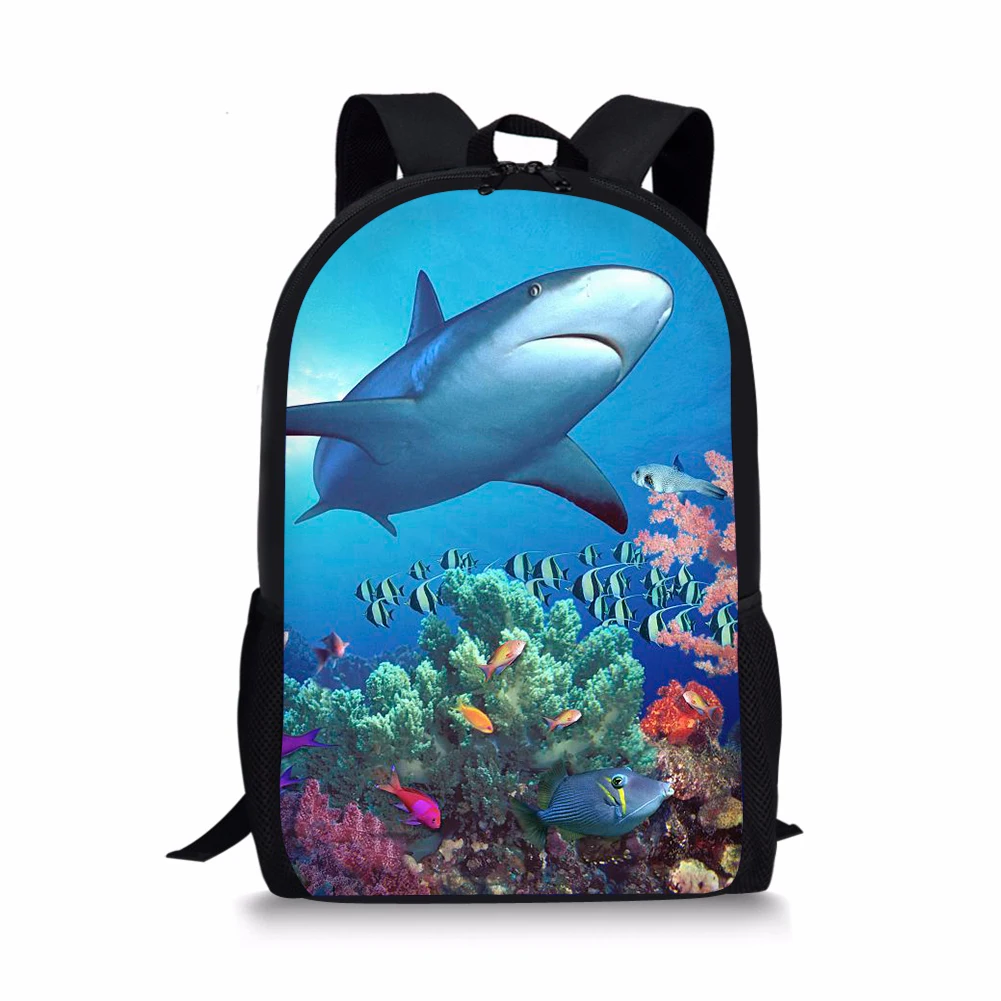 

Boys Girl Kids School Bag Child Shark 3D Printing Backpack Student Book Bags Cute Girls Children's Schoolbag Sac A Dos