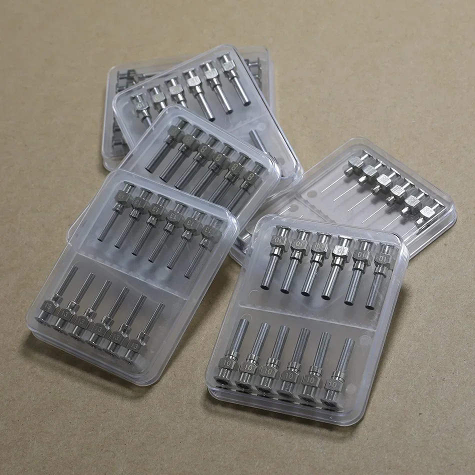 12pcs 1/2(0.5) inch Stainless Steel needle for clay paste pallet extruder Syringe Dispenser Dispensing Glue Needles Blunt Metal
12pcs 1/2(0.5) inch Stainless Steel needle for clay paste pallet extruder Syringe Dispenser Dispensing Glue Needles Blunt Metal