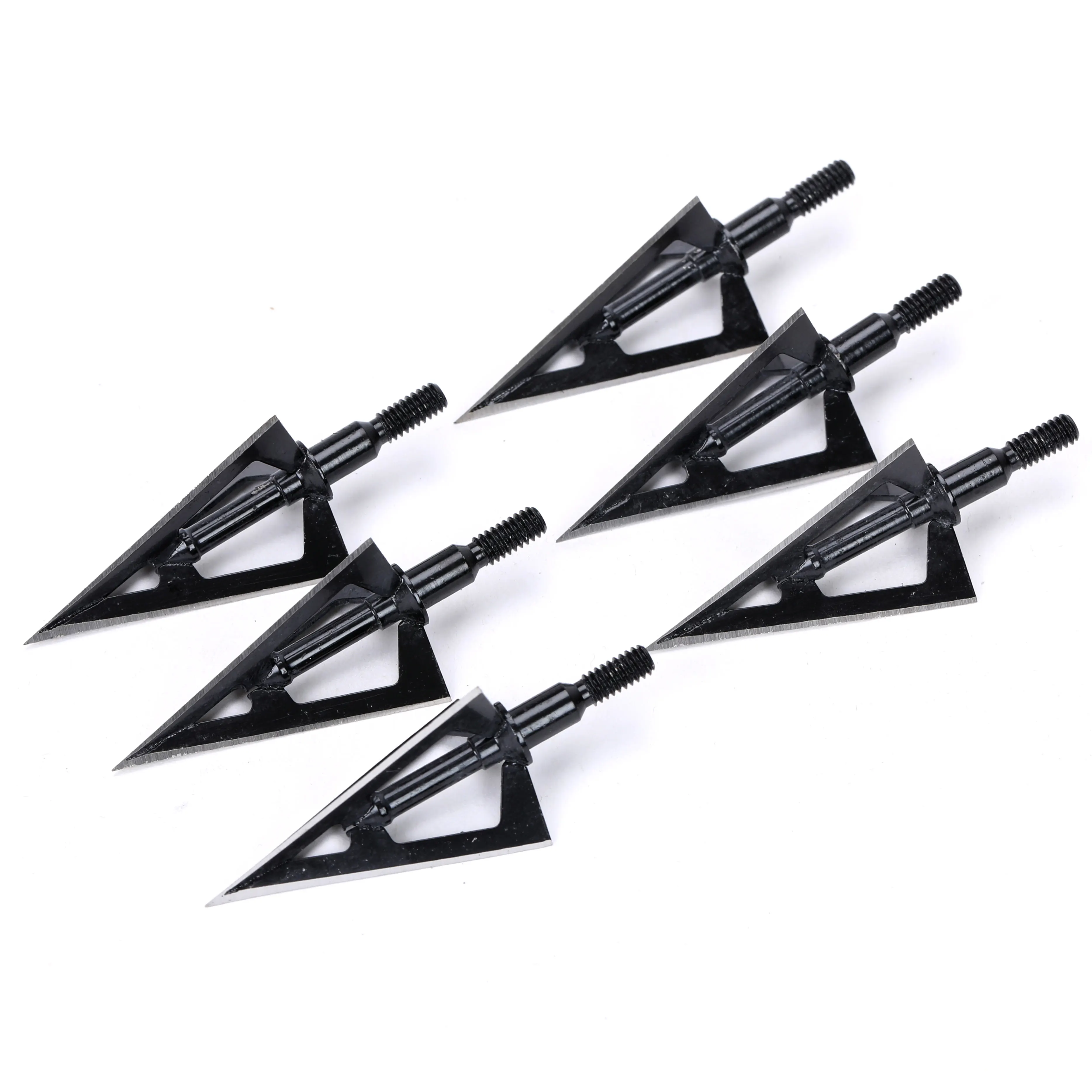 

100 Grain Arrowhead Tip Point Telflon Surface Treatment Broadhead Bow Hunting Beast Arrow Head 3 Blades