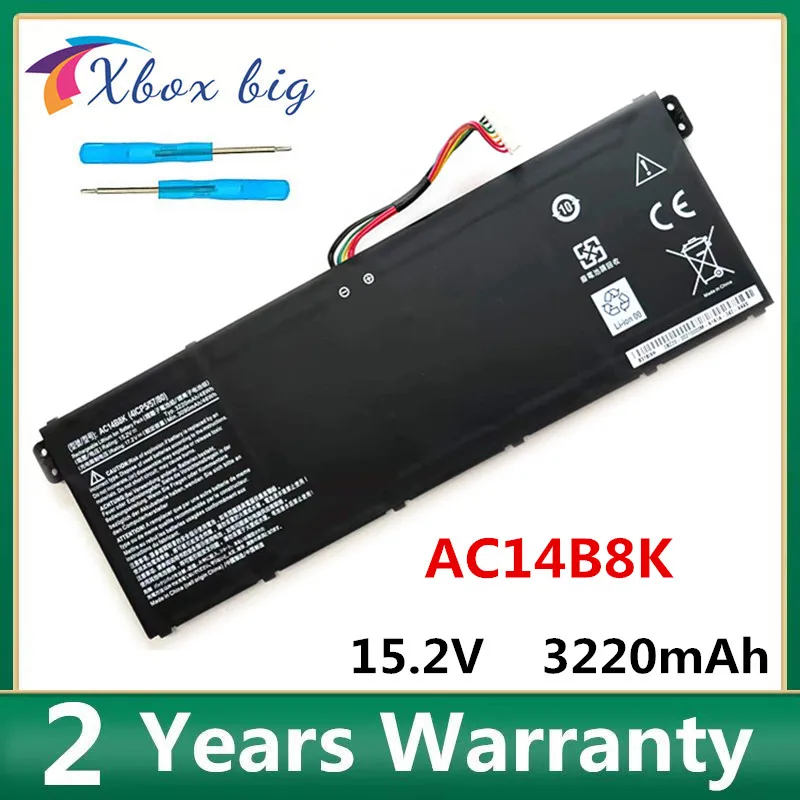 AC14B8K AC14B3K Battery For Acer Aspire R5-571T R5-571TG S14 CB3-511 Swift 3 3S F314-51 E5-77 SF314-51 R 11 R3-131T S14 V3-371
AC14B8K AC14B3K Battery For Acer Aspire R5-571T R5-571TG S14 CB3-511 Swift 3 3S F314-51 E5-77 SF314-51 R 11 R3-131T S14 V3-371