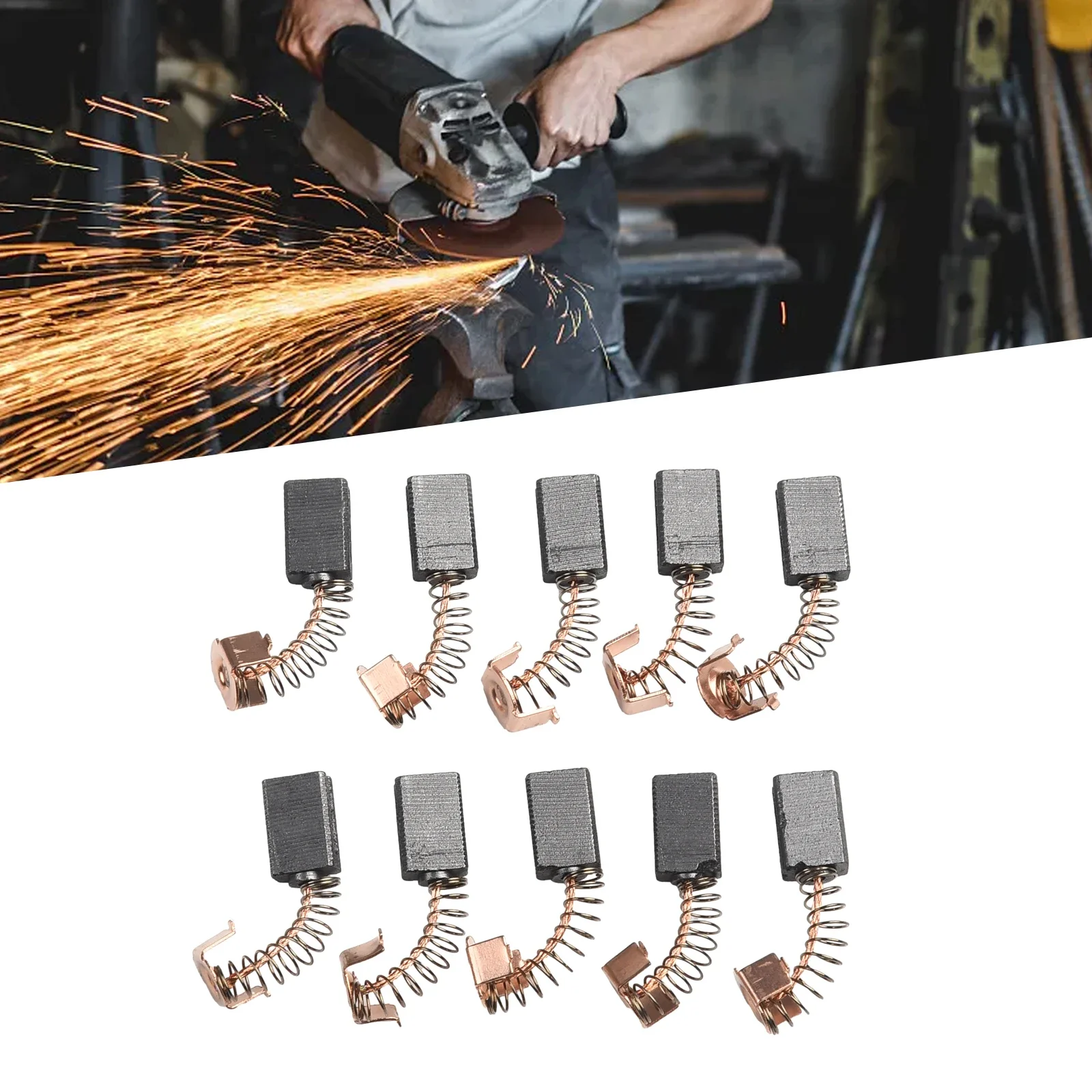 Сменные угольные щетки, размер 5x8x2 мм, подходит для УШМ Black Decker G720, улучшенный двигатель
Сменные угольные щетки, размер 5x8x2 мм, подходит для УШМ Black Decker G720, улучшенный двигатель