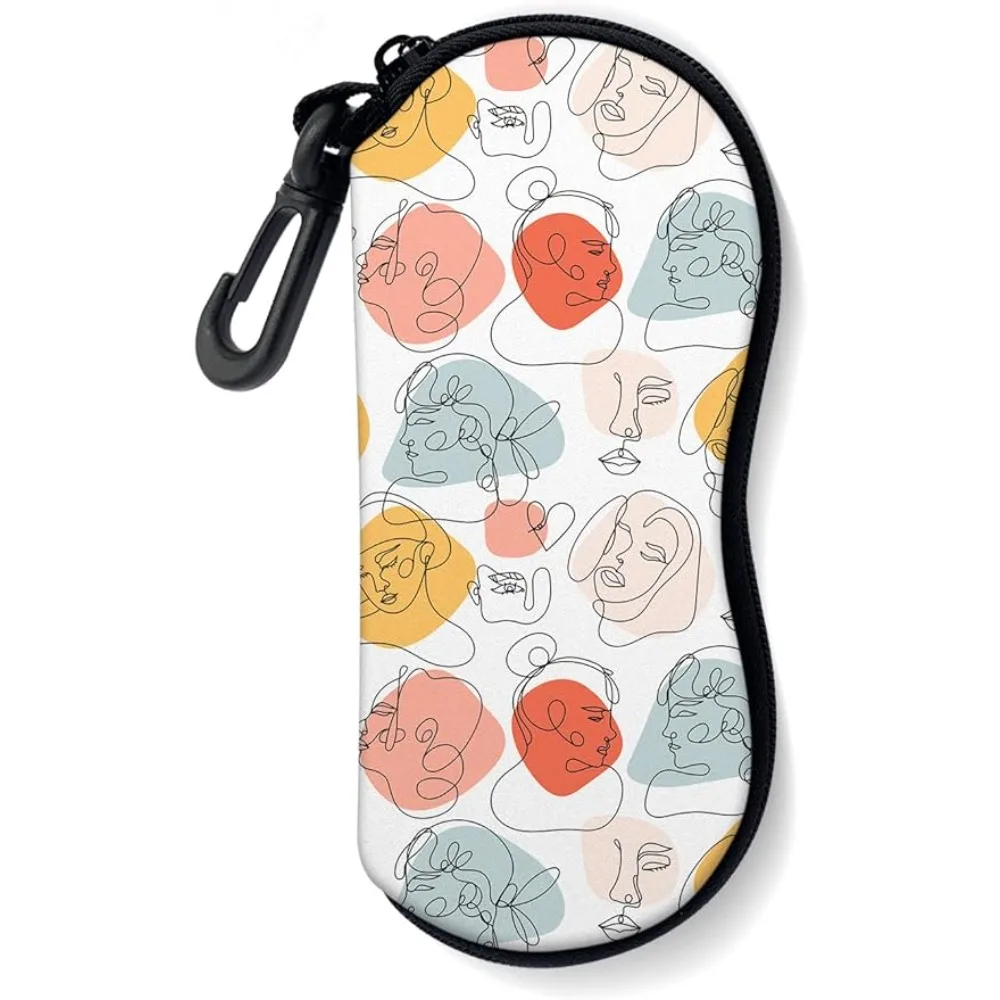 Artistic Face Glasses Case Pouch Zipper Eyewear Storage Box Outdoor Travel Portable Anti-Pressure Sunglasses Bag
Artistic Face Glasses Case Pouch Zipper Eyewear Storage Box Outdoor Travel Portable Anti-Pressure Sunglasses Bag