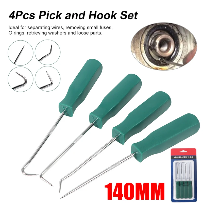 New 4Pcs 140mm Oil Seal Screwdrivers Set Car Auto Vehicle Pick Hooks For Garages General-Plumbers Mechanics Workshop Car Tools
New 4Pcs 140mm Oil Seal Screwdrivers Set Car Auto Vehicle Pick Hooks For Garages General-Plumbers Mechanics Workshop Car Tools