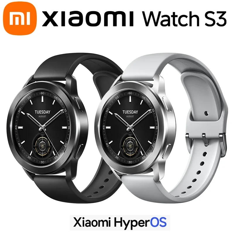 

Xiaomi Watch S3 1.43" AMOLED Display 150+ Sports Modes GNSS 5ATM Waterproof Bluetooth Call Heart Rate & Blood Oxygen Monitoring