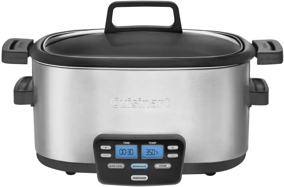 MSC-600 3-In-1 Cook Central 6-Quart Multi-Cooker: Slow Cooker, Brown/Saute, Steamer, Silver
MSC-600 3-In-1 Cook Central 6-Quart Multi-Cooker: Slow Cooker, Brown/Saute, Steamer, Silver
