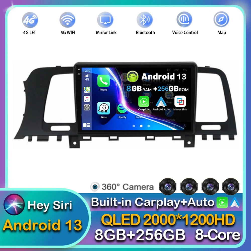 Android 13 Carplay Auto WIFI Car Radio For Nissan Murano Z51 2008 - 2016 Multimedia GPS Video Player Stereo Audio 2din Head Unit
Android 13 Carplay Auto WIFI Car Radio For Nissan Murano Z51 2008 - 2016 Multimedia GPS Video Player Stereo Audio 2din Head Unit