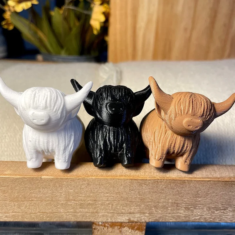 Cute Highland Cow Figurine Handmade Cow Ornament Home Tabletop Decorations Highland Cow Mini Statue Housewarming Decor Gifts
Cute Highland Cow Figurine Handmade Cow Ornament Home Tabletop Decorations Highland Cow Mini Statue Housewarming Decor Gifts