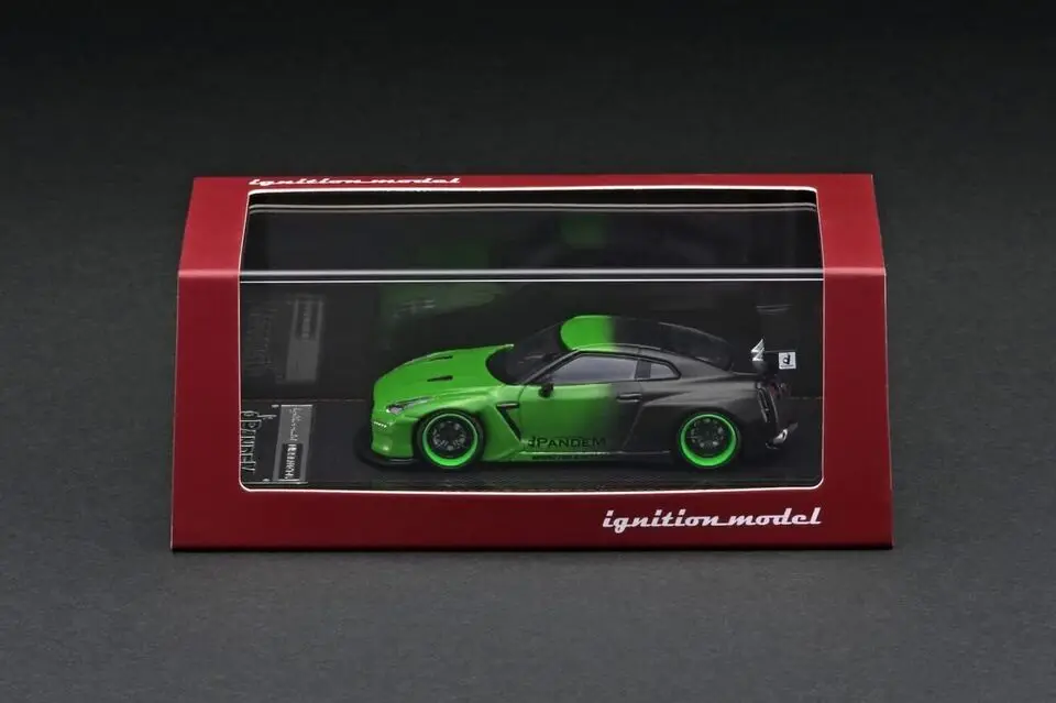 Модель зажигания 1/64 Pandem R35 Gt-R зеленая/черная IG2766, литые модели автомобилей, коллекционная лимитированная коллекция, хобби-игрушки
Модель зажигания 1/64 Pandem R35 Gt-R зеленая/черная IG2766, литые модели автомобилей, коллекционная лимитированная коллекция, хобби-игрушки