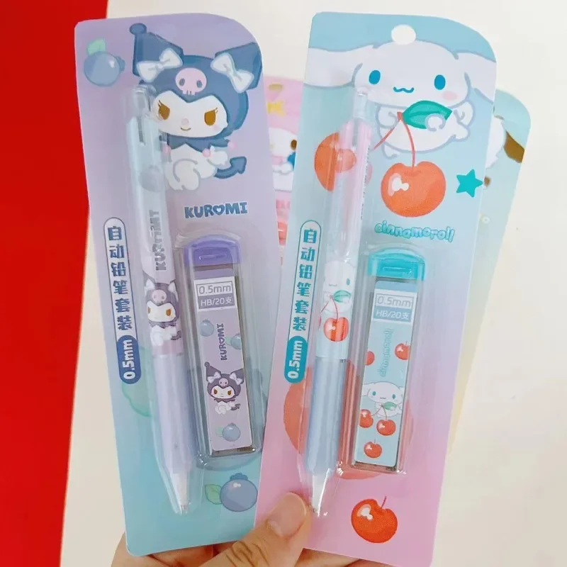 New Sanrio Automatic Pencil Set Fruit Theme Kuromi High Appearance Student Stationery Children Birthday Gifts Christmas Gifts
New Sanrio Automatic Pencil Set Fruit Theme Kuromi High Appearance Student Stationery Children Birthday Gifts Christmas Gifts