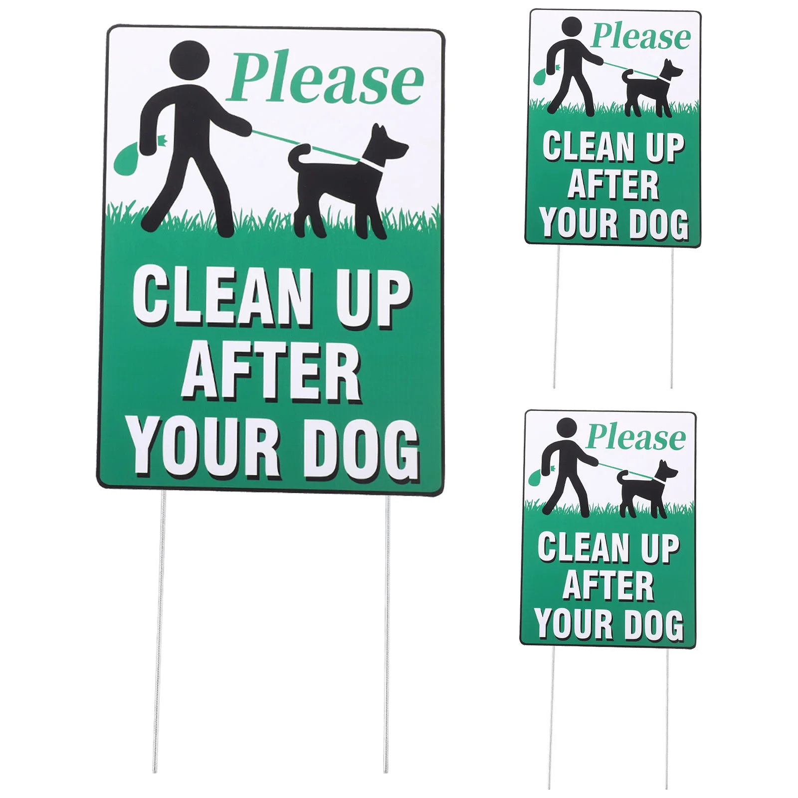 3 Pcs Lawn Warning Signs Clean Your Dog Pet Curb Iron Keeping Neighbors Dogs Out Yard
3 Pcs Lawn Warning Signs Clean Your Dog Pet Curb Iron Keeping Neighbors Dogs Out Yard