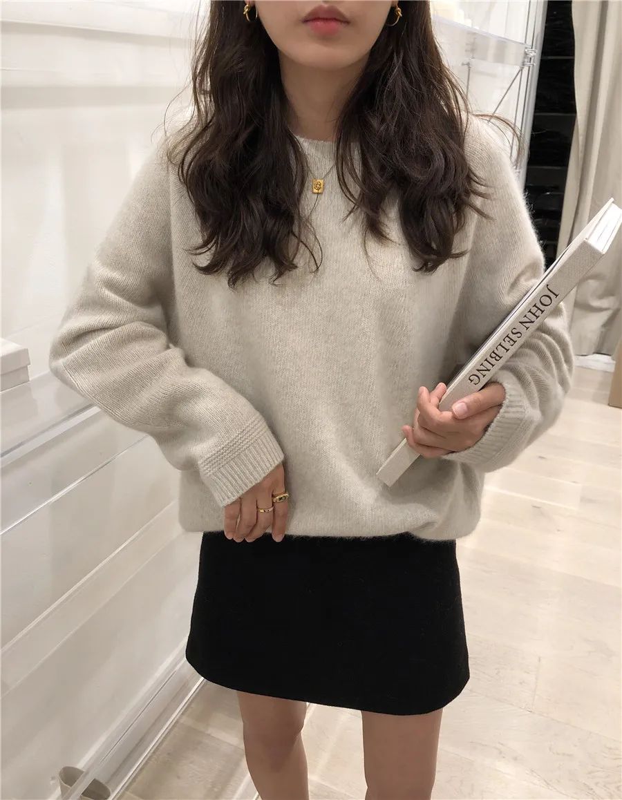 2022 Cardigan Women's Round Neck Pullover Loose And Lazy Autumn And Winter Sweater New Knitted Bottoming Shirt
2022 Cardigan Women's Round Neck Pullover Loose And Lazy Autumn And Winter Sweater New Knitted Bottoming Shirt