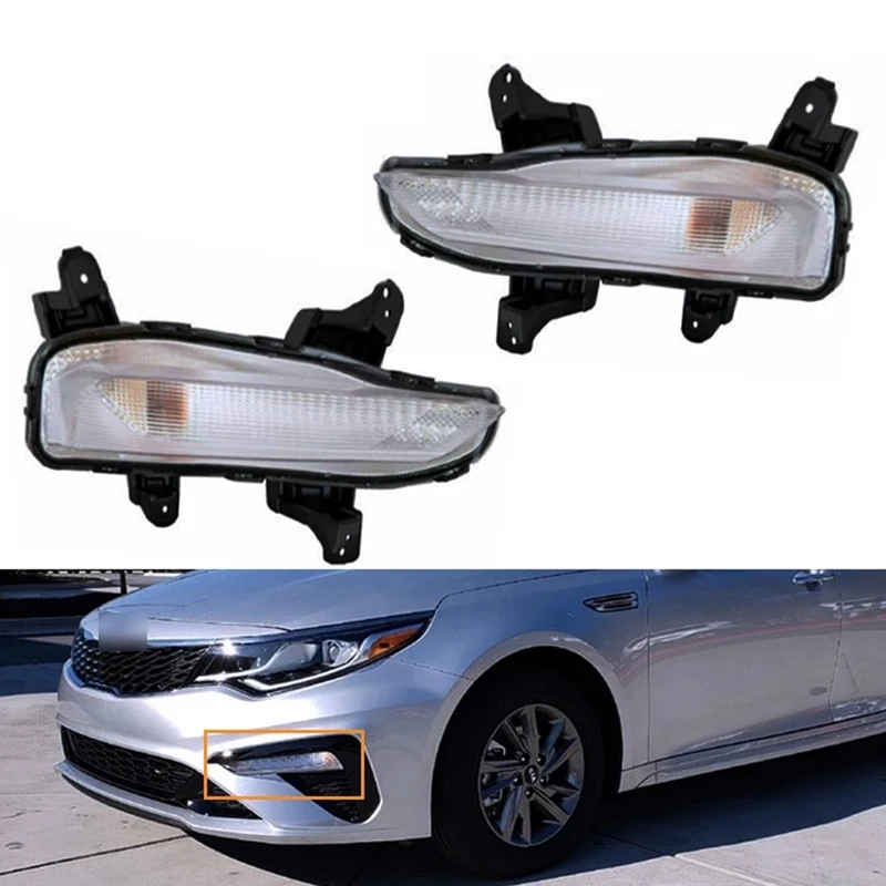 1Pair Car Front Bumper Driving Lamp 92303D5500 92304D4500 For KIA Optima 2019 2020
1Pair Car Front Bumper Driving Lamp 92303D5500 92304D4500 For KIA Optima 2019 2020