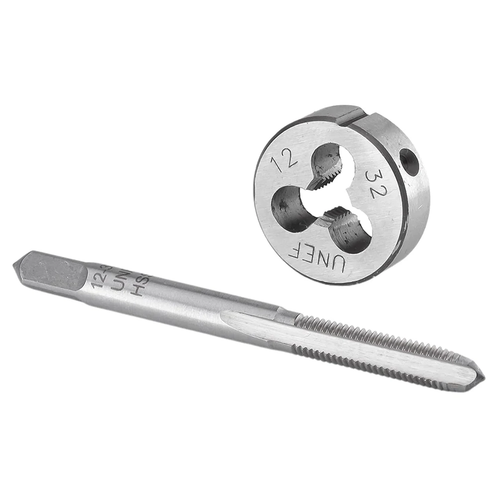 12-32 UNEF Tap&Die HSS Right Hand Thread 66mm Tap 20mm Die Straight Flute Cutter For Stainless Steel Cutting Metalworking Tools
12-32 UNEF Tap&Die HSS Right Hand Thread 66mm Tap 20mm Die Straight Flute Cutter For Stainless Steel Cutting Metalworking Tools