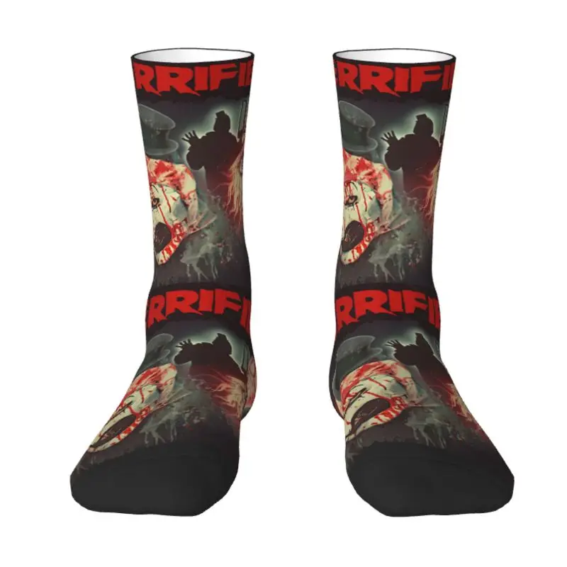 Terrifier Movie Mens Crew Socks Unisex Novelty Halloween Horror Clown Spring Summer Autumn Winter Dress Socks
Terrifier Movie Mens Crew Socks Unisex Novelty Halloween Horror Clown Spring Summer Autumn Winter Dress Socks