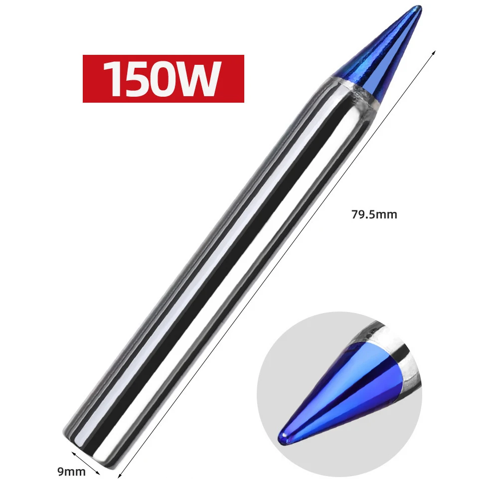 30-150W Blue Pointed Welding Tips External Heat Soldering Iron Lead-Free Solder Hot Copper Soldering Iron Tip Welding Tools
30-150W Blue Pointed Welding Tips External Heat Soldering Iron Lead-Free Solder Hot Copper Soldering Iron Tip Welding Tools