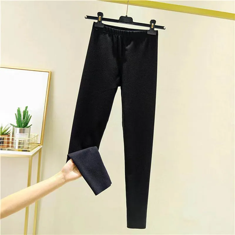 Winter Women Leggings Solid Color Slim Fit Warm Trousers Elastic High Waist All-Match Underwear Woman Legging
Winter Women Leggings Solid Color Slim Fit Warm Trousers Elastic High Waist All-Match Underwear Woman Legging