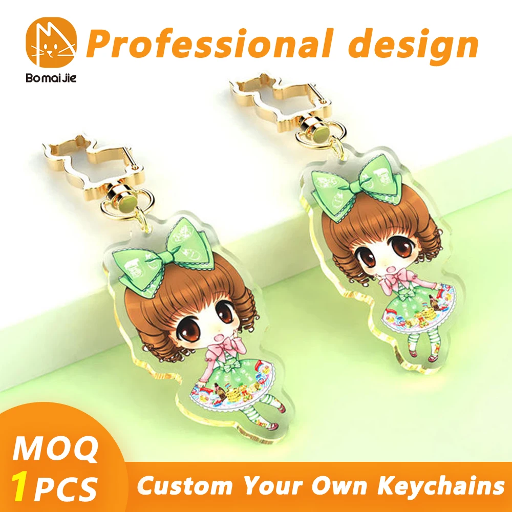 Bomaijie Custom Logo Acrylic Keychain Cartoon Key Chain Photo Anime Charms Hologram Clear Personalized Designer Keychains
Bomaijie Custom Logo Acrylic Keychain Cartoon Key Chain Photo Anime Charms Hologram Clear Personalized Designer Keychains