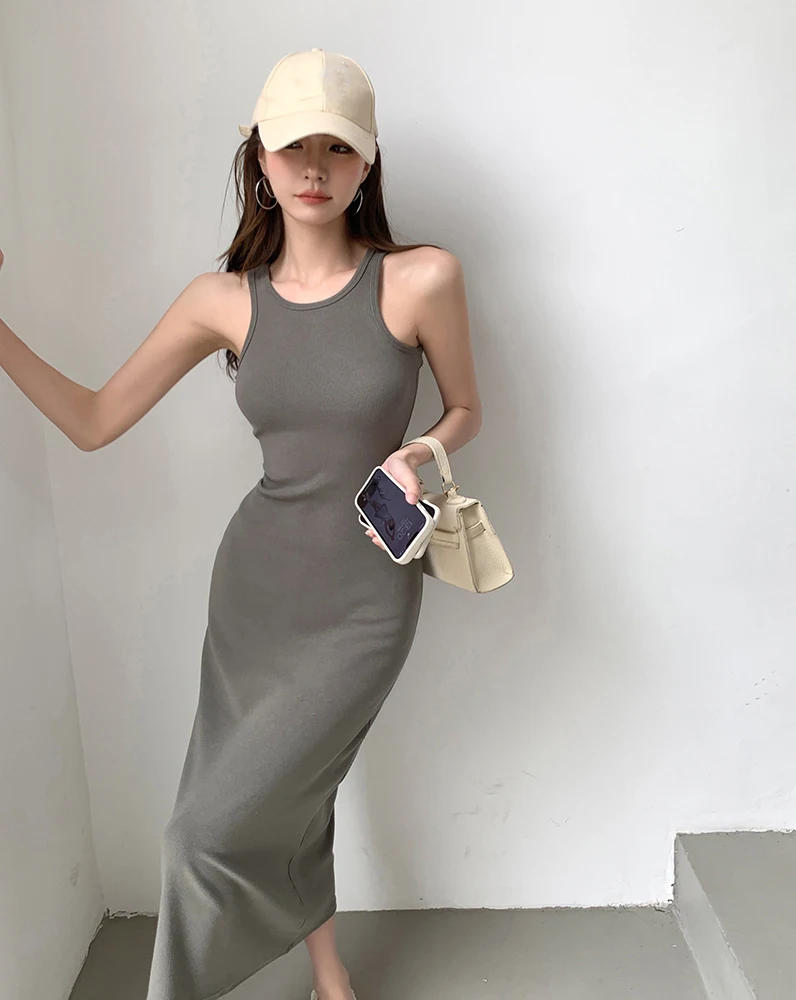 Spring/summer 2023 New Round Collar Sleeveless Backless Hole Sexy Bag Hip Slim Dress High-waisted Solid Color Vest Long Dress
Spring/summer 2023 New Round Collar Sleeveless Backless Hole Sexy Bag Hip Slim Dress High-waisted Solid Color Vest Long Dress