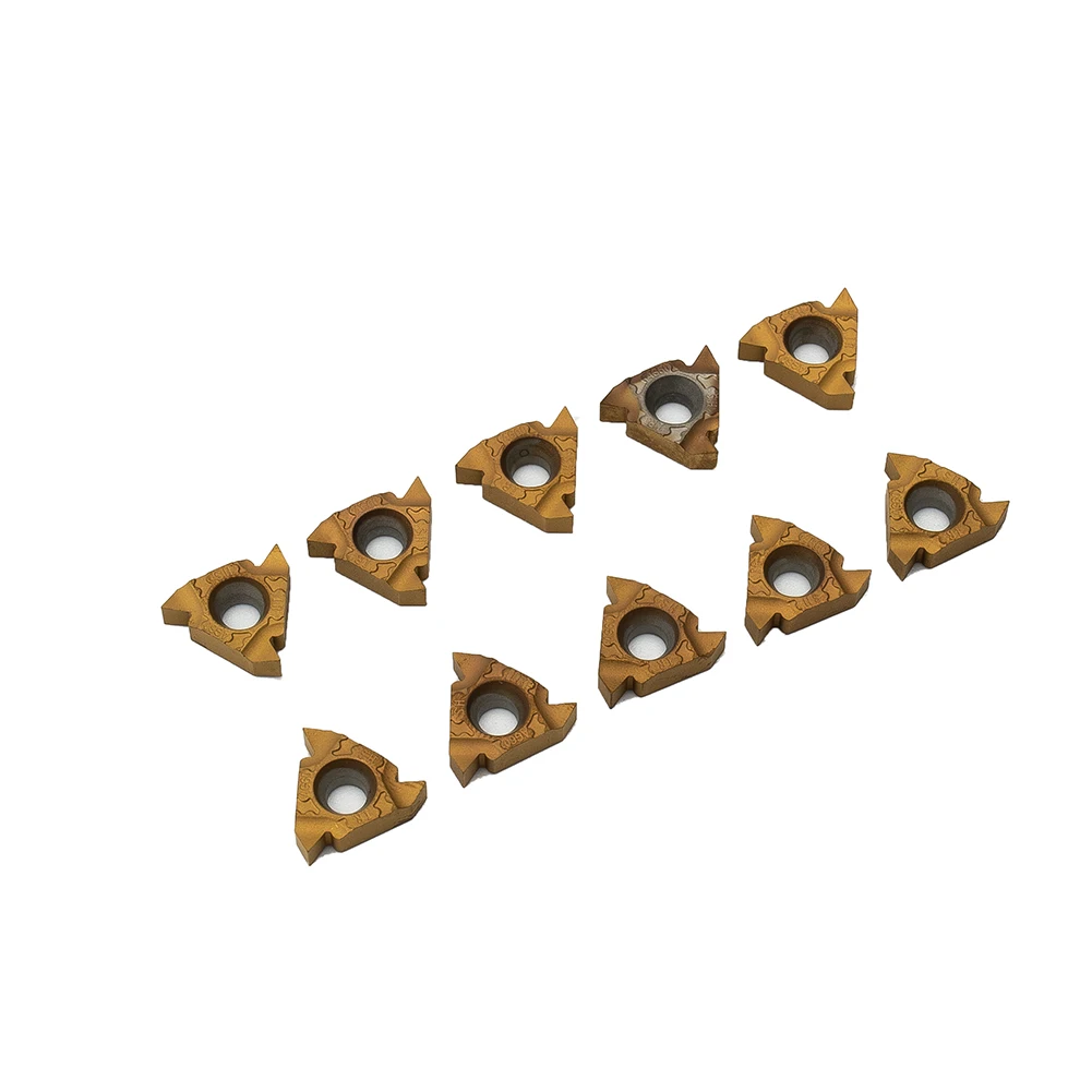 Quality Practical Durable 16IR AG60 Blade Thread 10 Pcs/Set CNC Carbide Cast Iron Inserts Lathe Processing Tool
Quality Practical Durable 16IR AG60 Blade Thread 10 Pcs/Set CNC Carbide Cast Iron Inserts Lathe Processing Tool