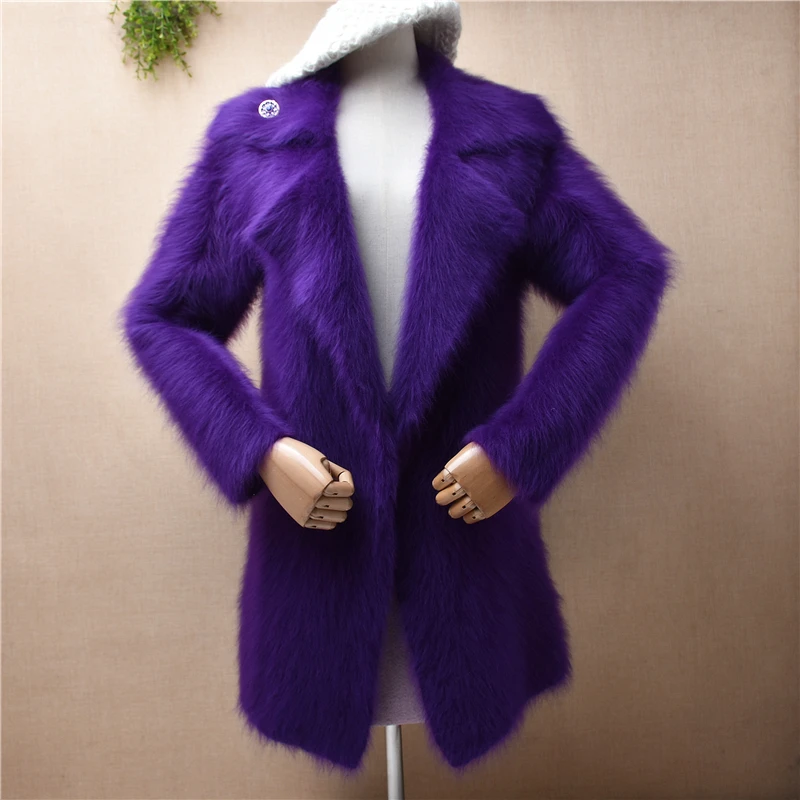 Top Quality Female Women Fall Winter Thick Warm Hairy Mink Cashmere Knitted Suit Collar Long Sleeves Slim Cardigans Coat Sweater
Top Quality Female Women Fall Winter Thick Warm Hairy Mink Cashmere Knitted Suit Collar Long Sleeves Slim Cardigans Coat Sweater