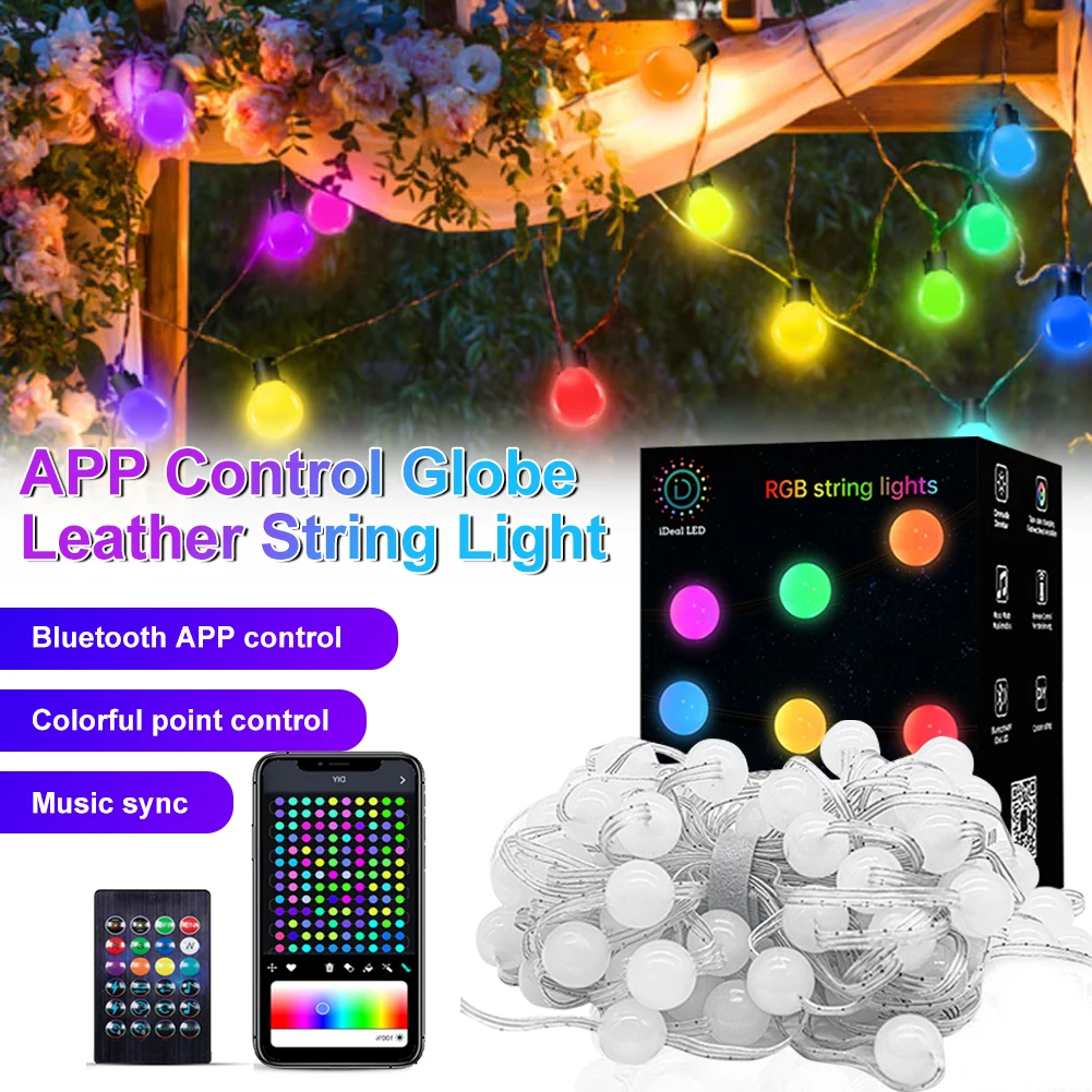 Globe String Light USB Power 66LED Bubble Ball Fairy Light APP Remote Control Music Sync Waterproof For Christmas Garden Party
Globe String Light USB Power 66LED Bubble Ball Fairy Light APP Remote Control Music Sync Waterproof For Christmas Garden Party
