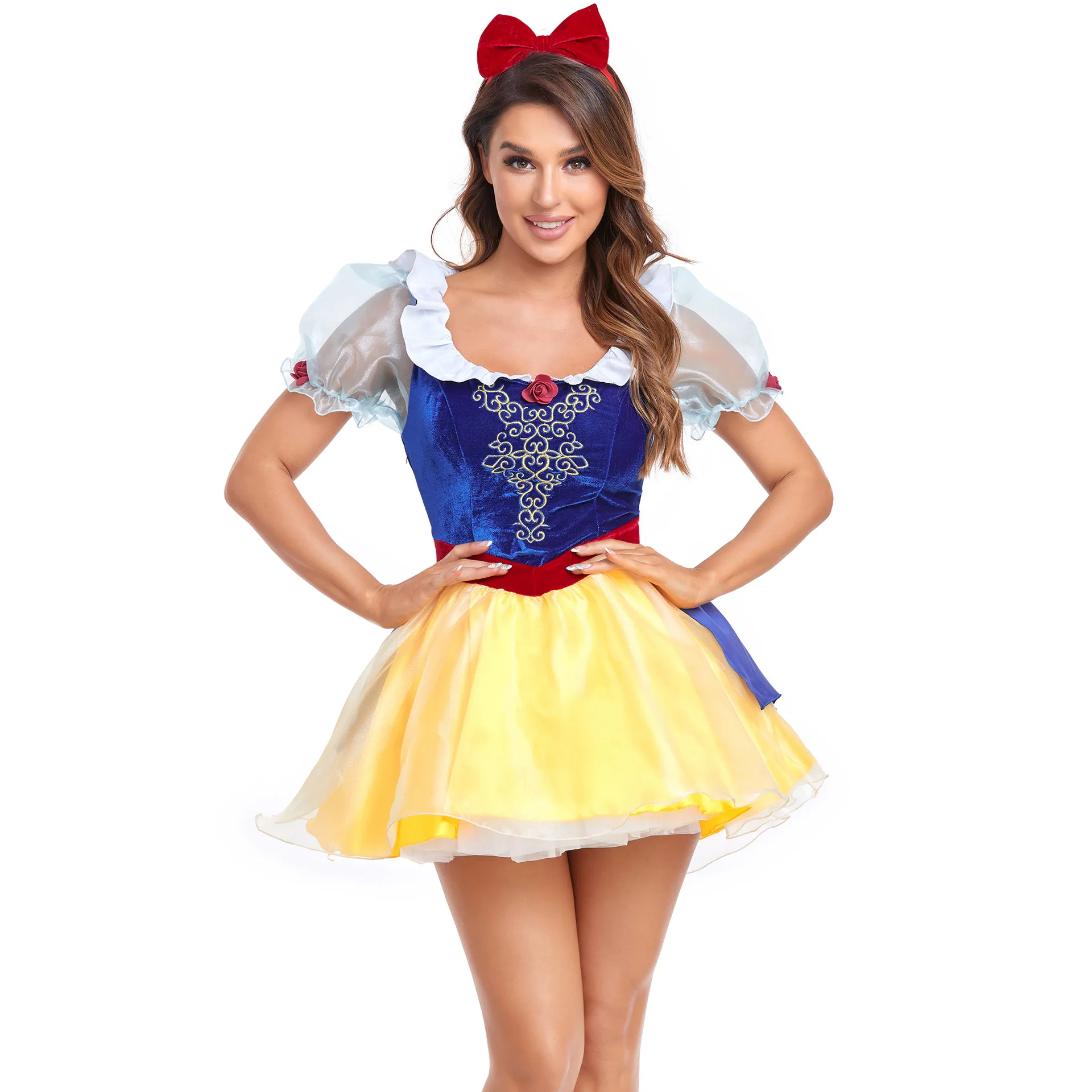 Women Snow Princess Costumes Cosplay Fairy Tale Princess Dress Cartoon Anime Queen Clothing Halloween Carnival Fancy Party Dress
Women Snow Princess Costumes Cosplay Fairy Tale Princess Dress Cartoon Anime Queen Clothing Halloween Carnival Fancy Party Dress