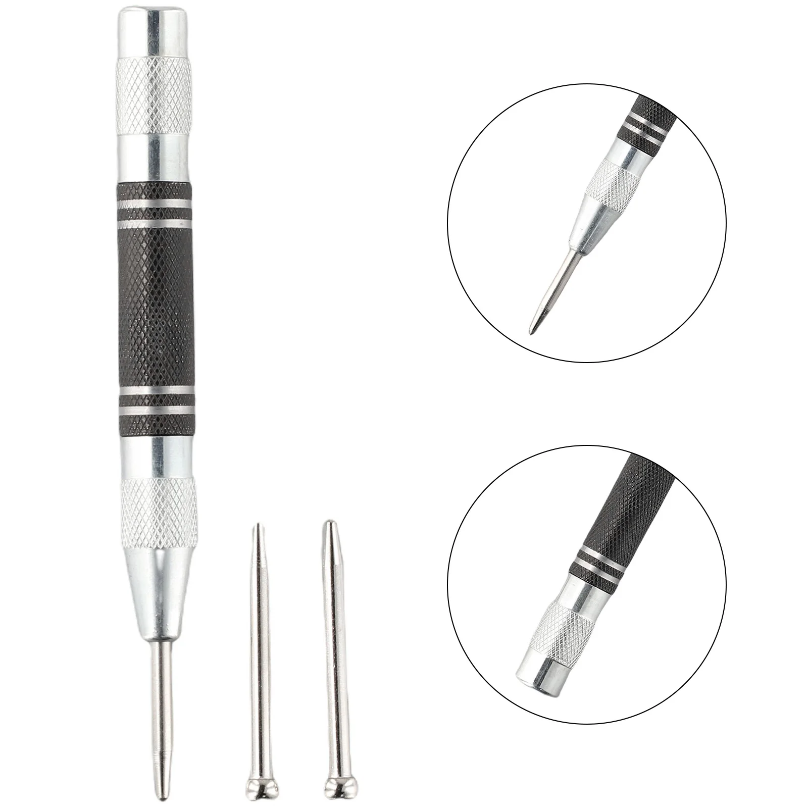 High Quality Automatic Center Punch Punch Needle Woodworking Punch Locator Metal Drill Tool New Positioning Center Punch
High Quality Automatic Center Punch Punch Needle Woodworking Punch Locator Metal Drill Tool New Positioning Center Punch
