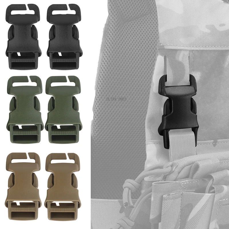 2pcs Plastic Buckles Security Double Lock Tactical Buckle for Belts Backpack Webbing Strap Dog Collar Quick Side Release Clasp
2pcs Plastic Buckles Security Double Lock Tactical Buckle for Belts Backpack Webbing Strap Dog Collar Quick Side Release Clasp