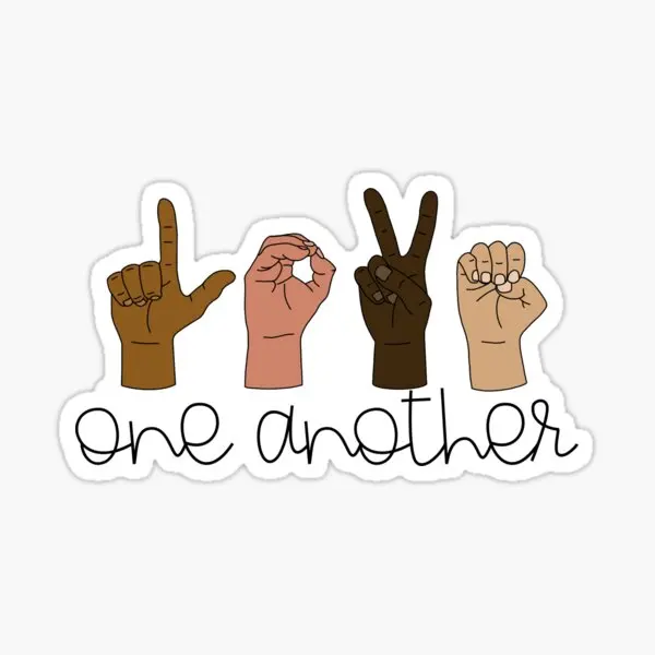Love One Another Sign Language 5PCS Car Stickers for Car Luggage Laptop Wall Decorations Living Room Funny Cute Bumper Decor
Love One Another Sign Language 5PCS Car Stickers for Car Luggage Laptop Wall Decorations Living Room Funny Cute Bumper Decor