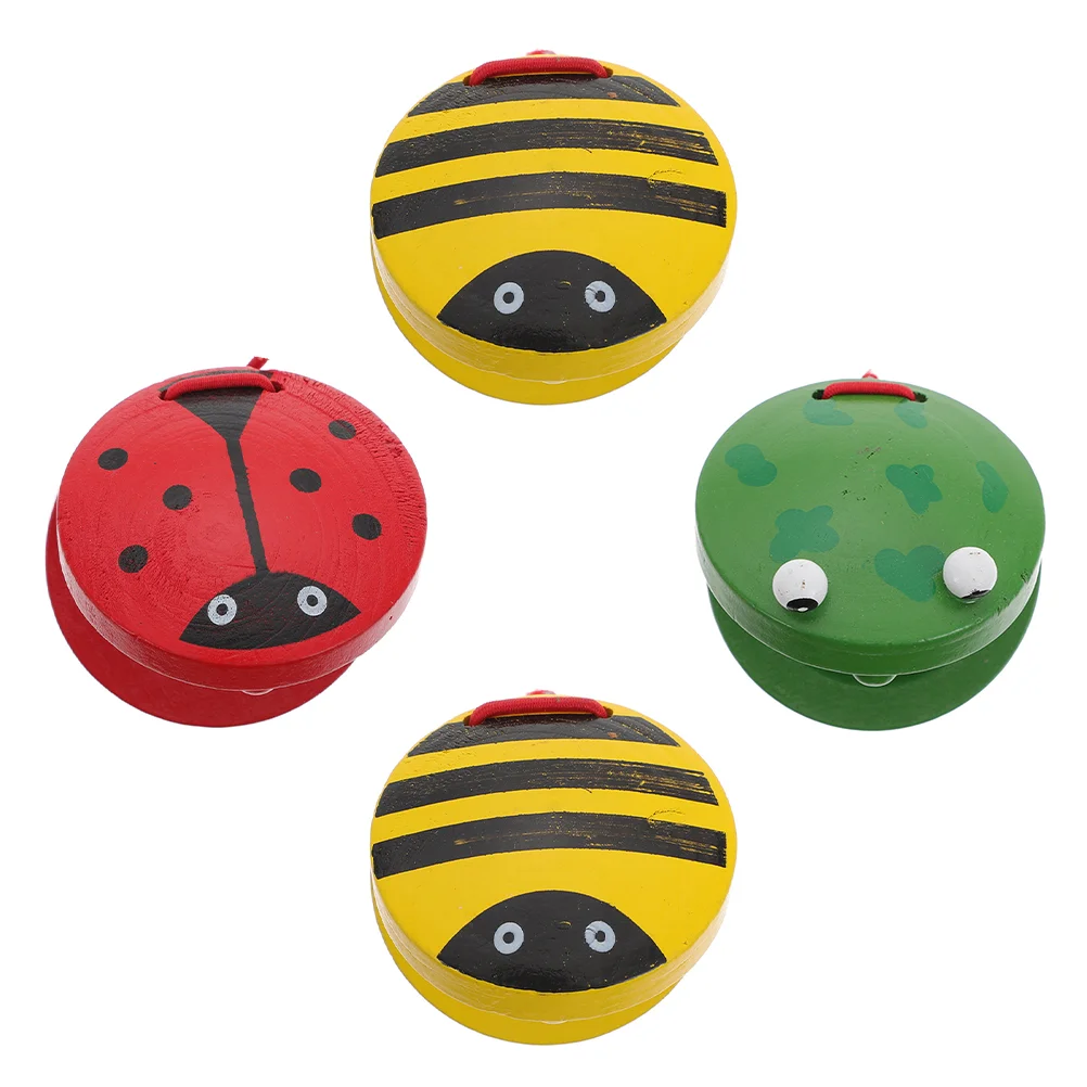 4 Pcs Cartoon Animal Castanets Percussion Instruments Creative Children’s Toys Musical Wooden Kids Preschool
4 Pcs Cartoon Animal Castanets Percussion Instruments Creative Children’s Toys Musical Wooden Kids Preschool