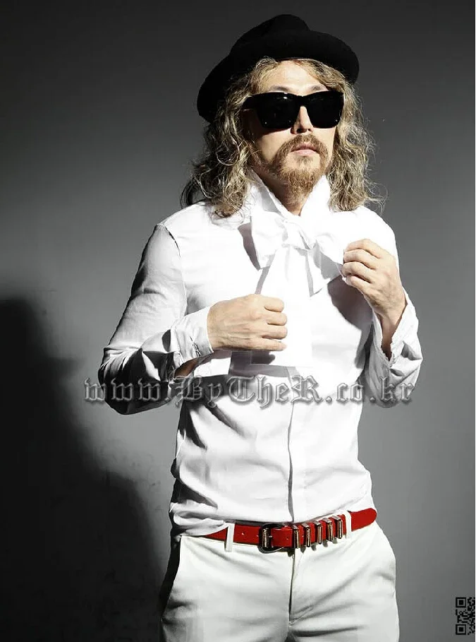 

S-6XL 2024 New Personalized Men's Clothing Male Slim Fashion Handsome Long-sleeve Shirt Plus Size Stage Singer Costumes