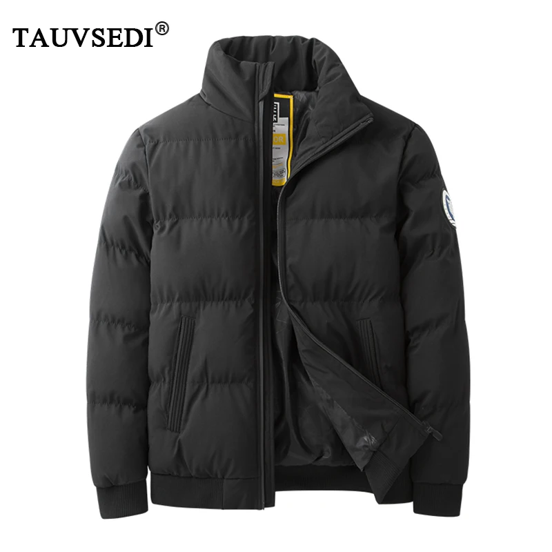 

Winter Men Windproof Padded Casual Jackets Coats Man Stand Collar Outwear Puffer Parkas Male Overcoat Windbreakers Plus Size 8XL