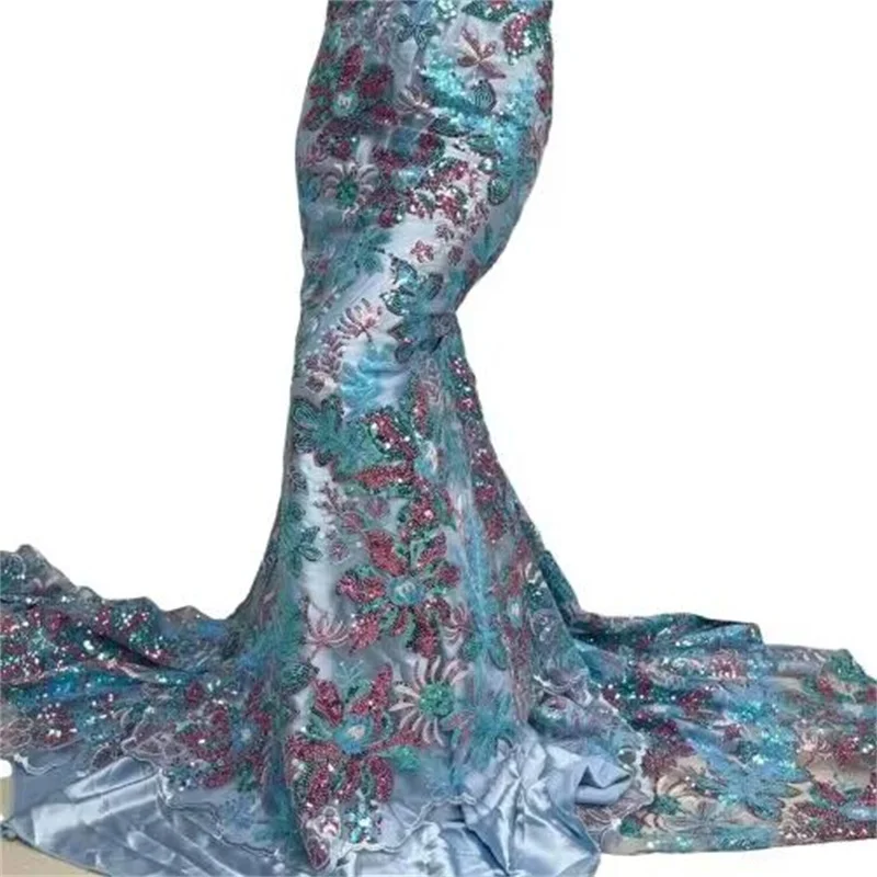 Multicolor African Lace Fabric With Sequins Nigerian French Mesh Lace Fabric 2023 New Coming Style For Wedding Party Dress Sew
Multicolor African Lace Fabric With Sequins Nigerian French Mesh Lace Fabric 2023 New Coming Style For Wedding Party Dress Sew