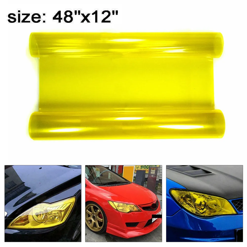 Waterproof Lamp Film Yellow 12\"x48” Headlight Sporty Racing Trim Universal High Quality New Practical Durable
Waterproof Lamp Film Yellow 12\"x48” Headlight Sporty Racing Trim Universal High Quality New Practical Durable