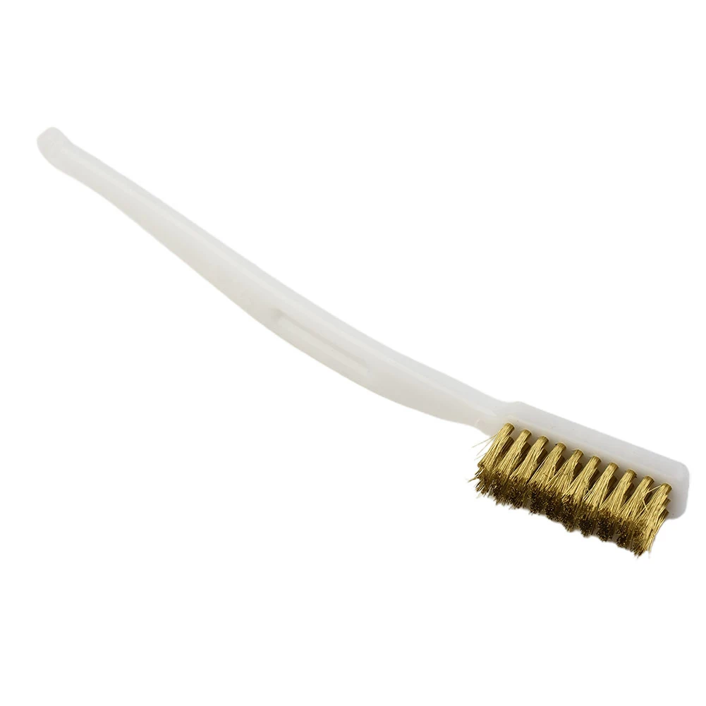 Wire Brush White Plastic Handle Brass Wire Brush Stainless Steel Nylon Metal Rust Machine Polishing Kitchen Utensils Cleaning
Wire Brush White Plastic Handle Brass Wire Brush Stainless Steel Nylon Metal Rust Machine Polishing Kitchen Utensils Cleaning