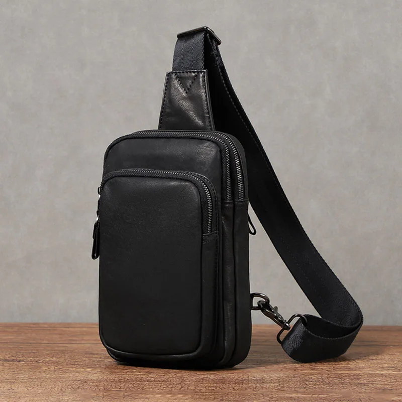 EUMOAN New simple leather men's chest bag Men's crossbody bag chest bag Sports trend fashion shoulder bag retro men's bag
EUMOAN New simple leather men's chest bag Men's crossbody bag chest bag Sports trend fashion shoulder bag retro men's bag