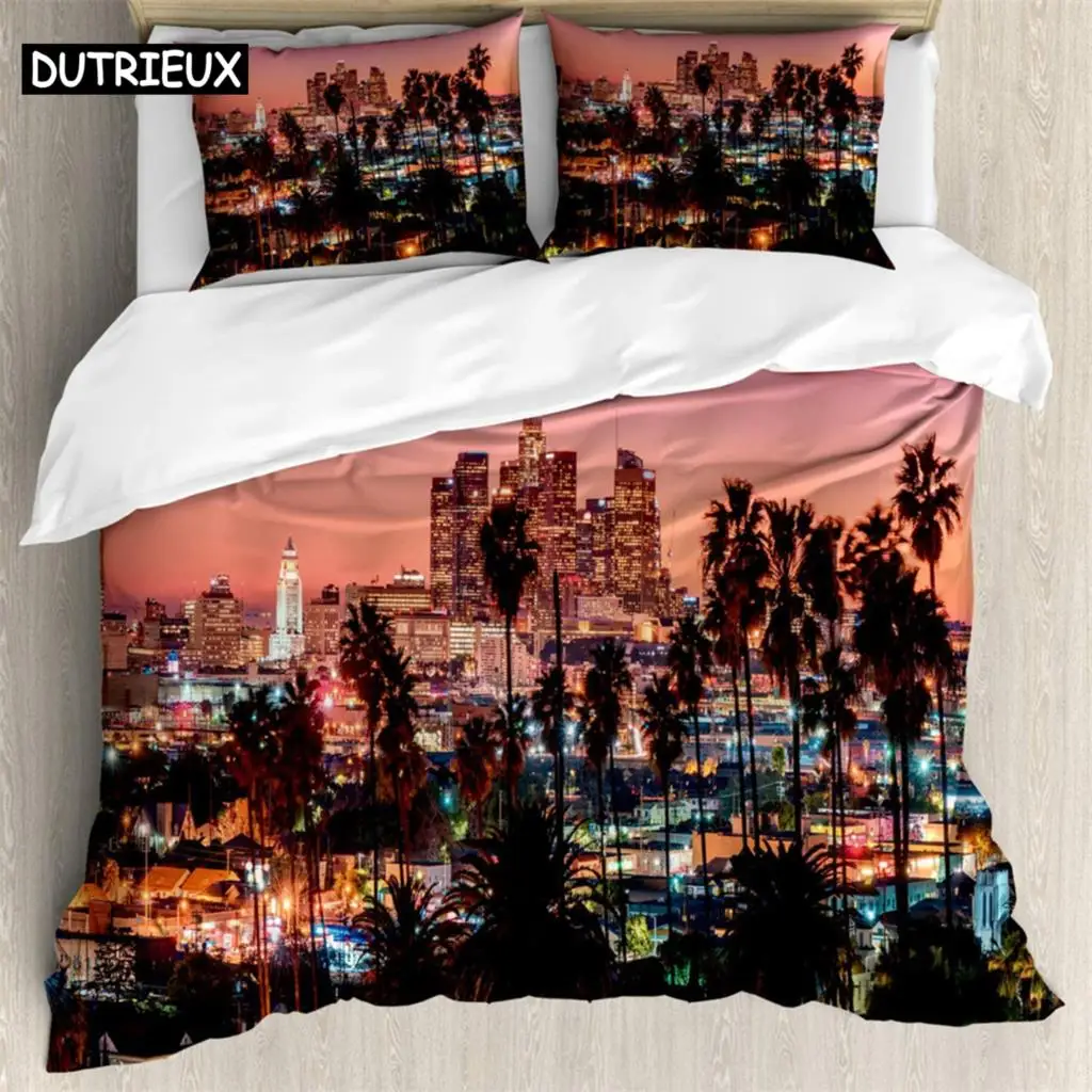 City view 3Pcs Bedding Sets 3D Digital Printing Custom Quilt Duvet Cover Set Home Queen King Quilt Pillowcase
City view 3Pcs Bedding Sets 3D Digital Printing Custom Quilt Duvet Cover Set Home Queen King Quilt Pillowcase