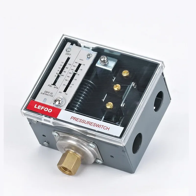 LEFOO LF56 Boiler Differential Steam Cleaner Pressure Controller Switch for Gas Steam
LEFOO LF56 Boiler Differential Steam Cleaner Pressure Controller Switch for Gas Steam