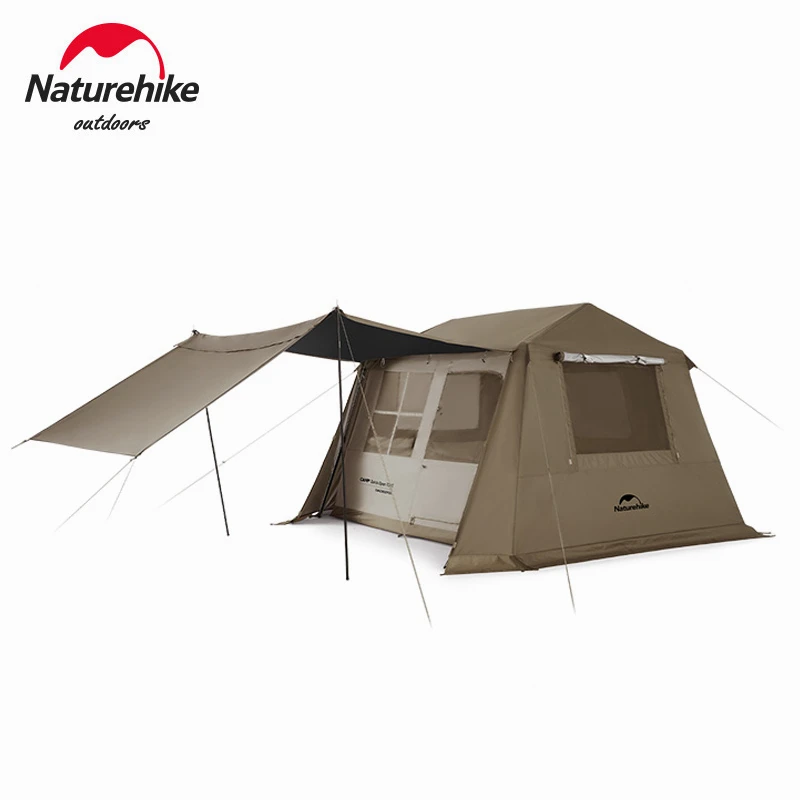 

Naturehike Village 6.0 Camping Tent Canopy Quick open automatic Outdoor Hiking Tent 4-6 Person Rainproof One Room One Hall Tent