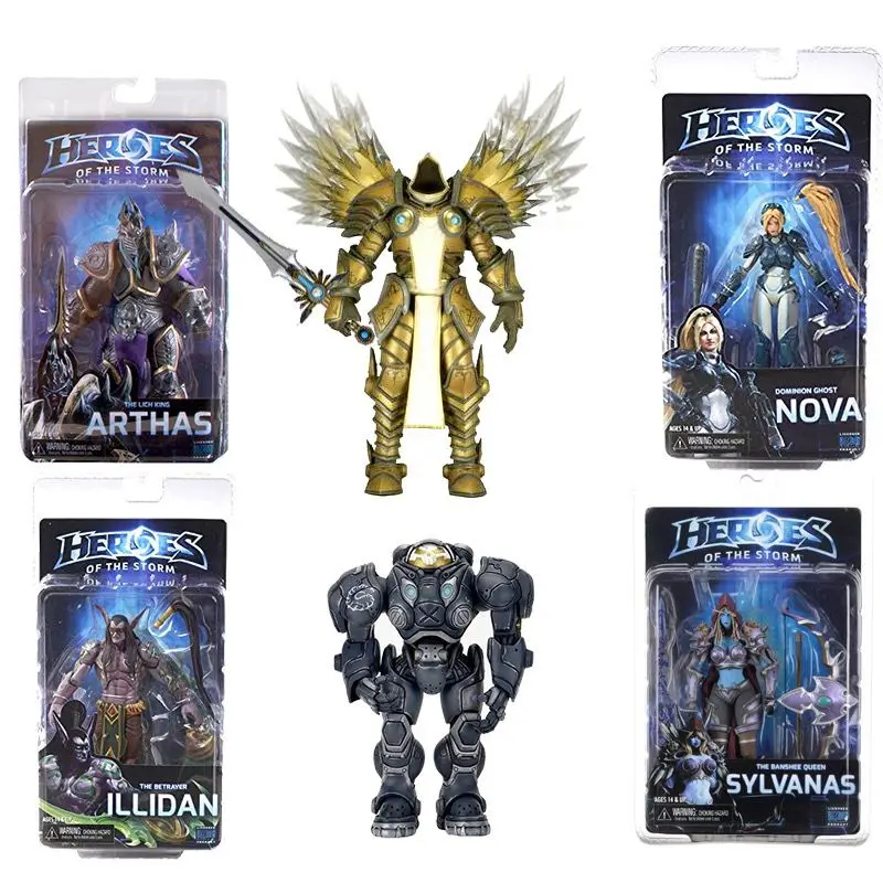 

Neca World Of Warcraft Heroes Of The Storm Starcraft Renault Sylvanas Action Figure Movable Joints Toys Christmas Present Model