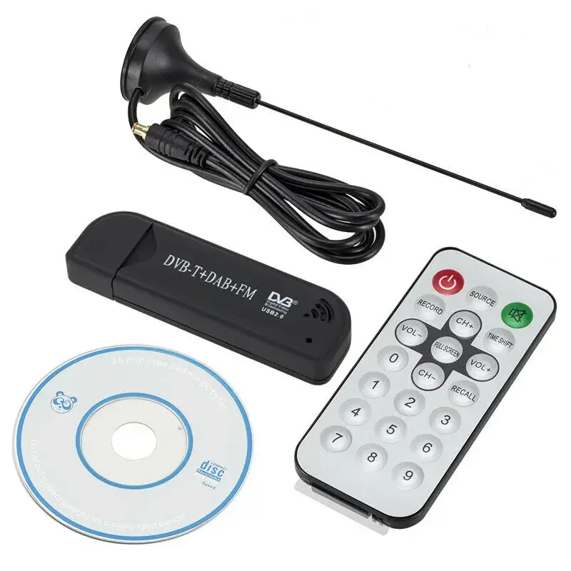 USB 2.0 Digital DVB-T SDR DAB FM HDTV Signal Digital TV Stick Dongle Radio Tuner Receiver Adapter
USB 2.0 Digital DVB-T SDR DAB FM HDTV Signal Digital TV Stick Dongle Radio Tuner Receiver Adapter