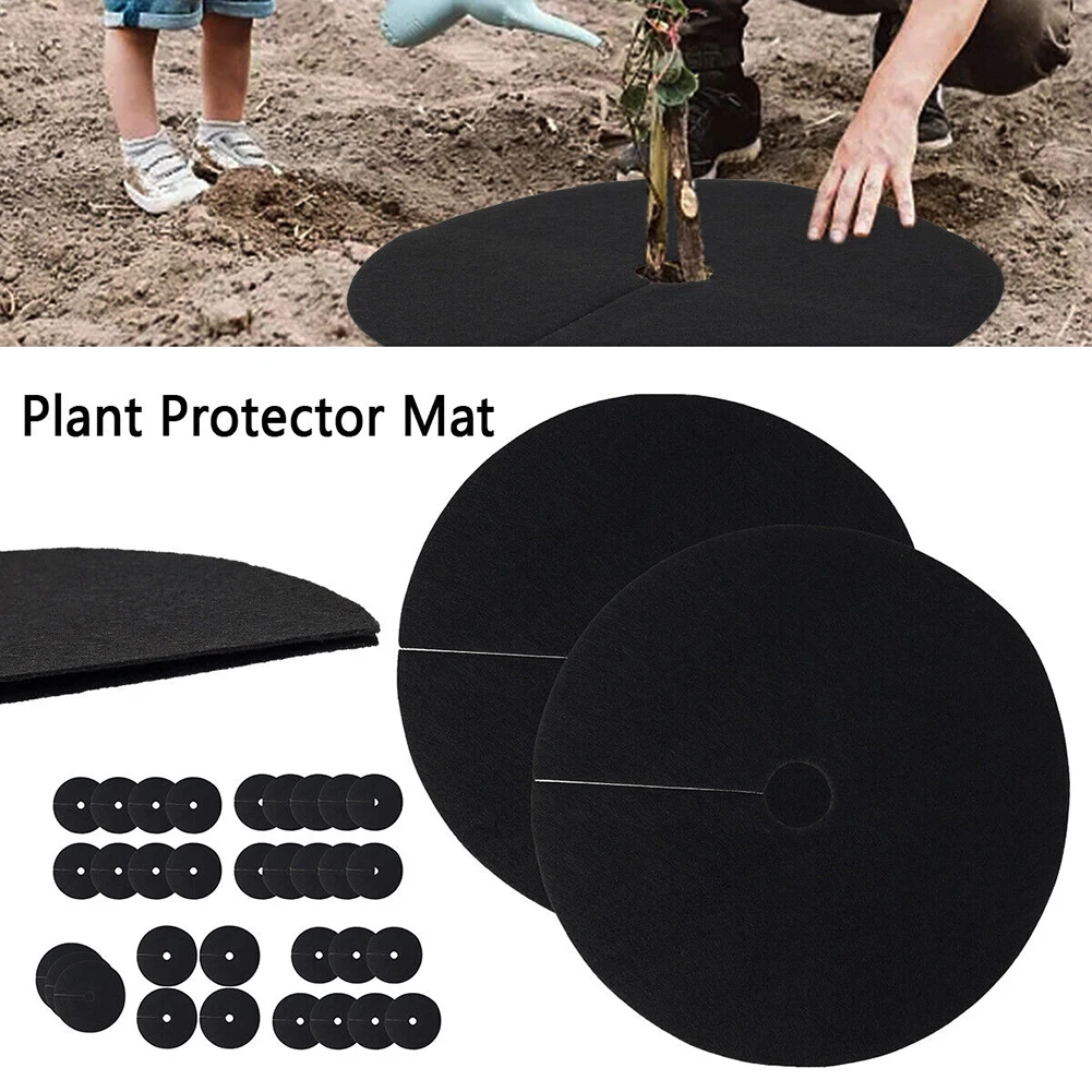 12pcs Non-Woven Tree Mulch Ring Weeding Barrier Thickened Protector Mat Plant Cover Anti Grass Gardening Fabric Weed Control
12pcs Non-Woven Tree Mulch Ring Weeding Barrier Thickened Protector Mat Plant Cover Anti Grass Gardening Fabric Weed Control