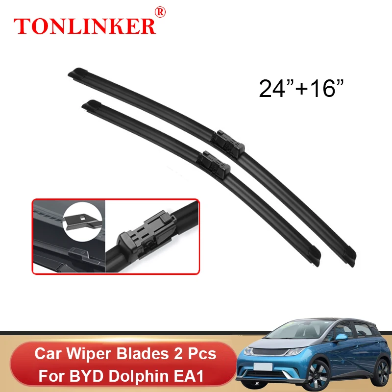 TONLINKER Wiper Blades For BYD Dolphin EA1 2021 2022 ATTO 1 Car Accessories Front Windscreen Wiper Blade Brushes Auto Goods
TONLINKER Wiper Blades For BYD Dolphin EA1 2021 2022 ATTO 1 Car Accessories Front Windscreen Wiper Blade Brushes Auto Goods