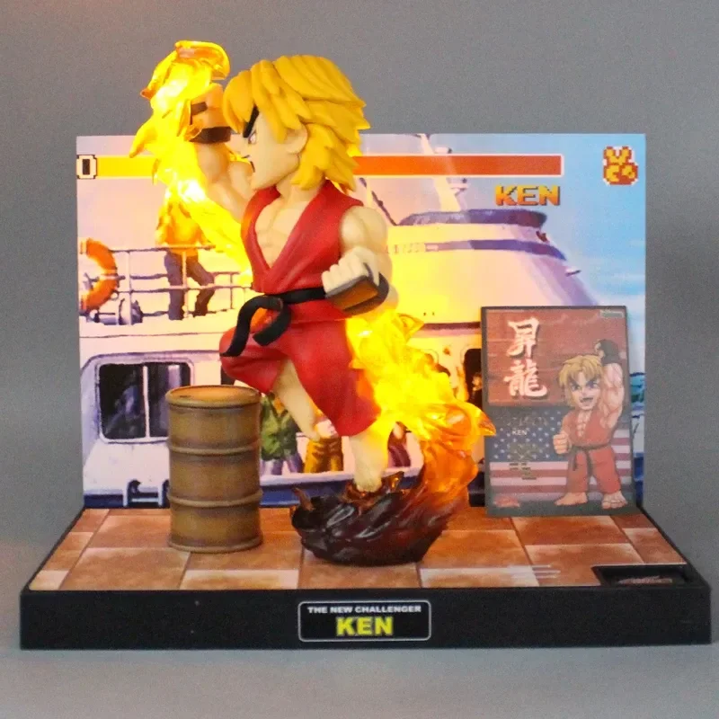 Genuine Street Fighter Figure Ken Masters Action Figures Shouryuukenn Ken Statue With Light Collectible Model Toy Birthday Gifts
Genuine Street Fighter Figure Ken Masters Action Figures Shouryuukenn Ken Statue With Light Collectible Model Toy Birthday Gifts