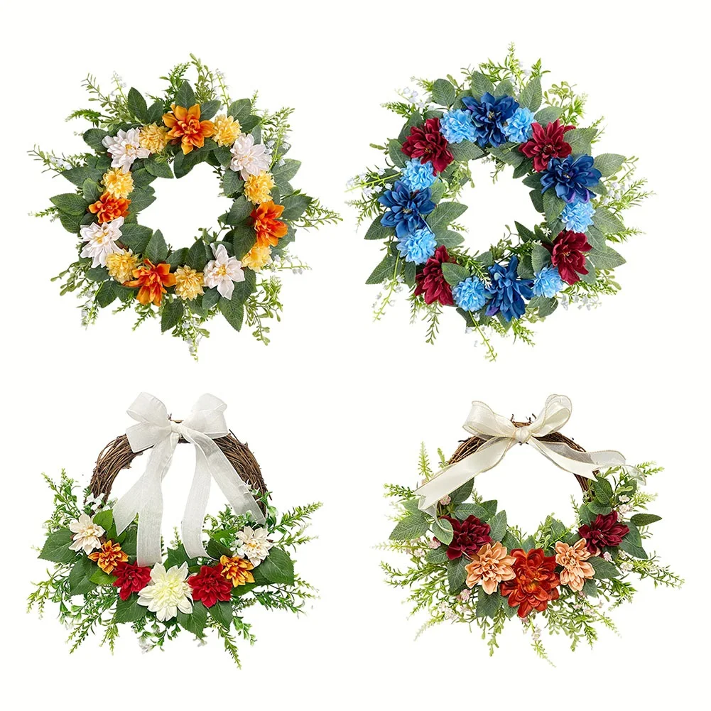 Artificial Flower Wreath Garland Spring Home Decoration Simulated Flower Wedding Wreath Home Fireplace Door Front Decoration
Artificial Flower Wreath Garland Spring Home Decoration Simulated Flower Wedding Wreath Home Fireplace Door Front Decoration