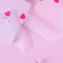 2Pcs Adorable Heart Pattern Bookmark Ruler Clear Pattern Precise PVC Scrapbook Ruler for Students
2Pcs Adorable Heart Pattern Bookmark Ruler Clear Pattern Precise PVC Scrapbook Ruler for Students