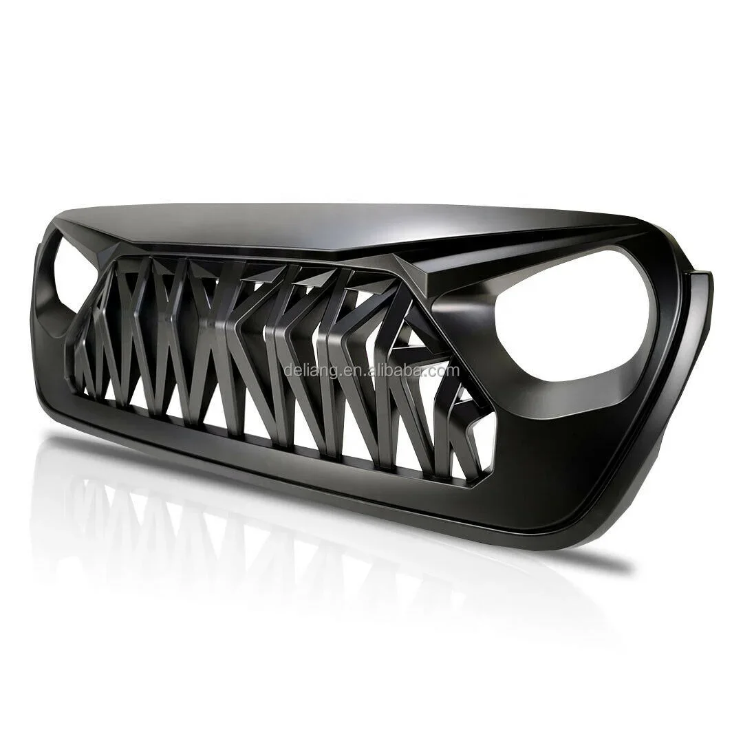 Front Shark Grill Grille Cover for 2018-2020 Jeep Wrangler JL Gladiator JT Matte Black
Front Shark Grill Grille Cover for 2018-2020 Jeep Wrangler JL Gladiator JT Matte Black