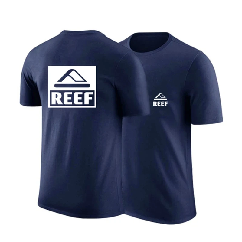 Reef 2023 Men's New Summer Hot Solid Color Cotton Casual Printing Fitness T-shirts Outdoor Running Sport Short-Sleeved Tee Tops
Reef 2023 Men's New Summer Hot Solid Color Cotton Casual Printing Fitness T-shirts Outdoor Running Sport Short-Sleeved Tee Tops